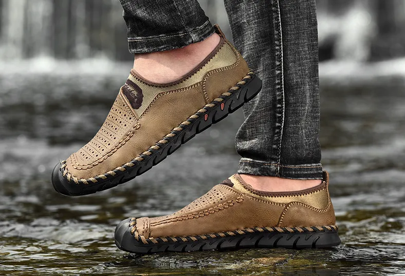 Men's Summer Genuine Leather Loafers