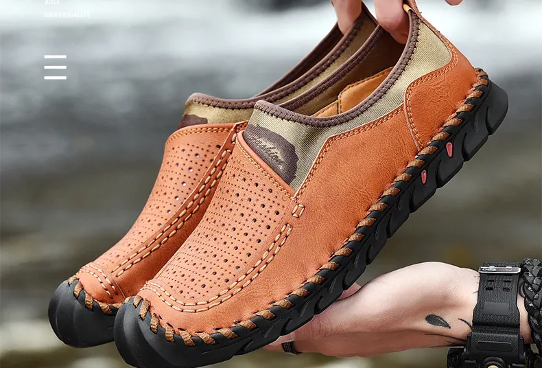 Men's Summer Genuine Leather Loafers