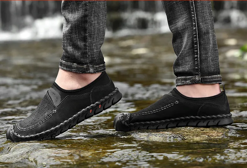 Men's Summer Genuine Leather Loafers