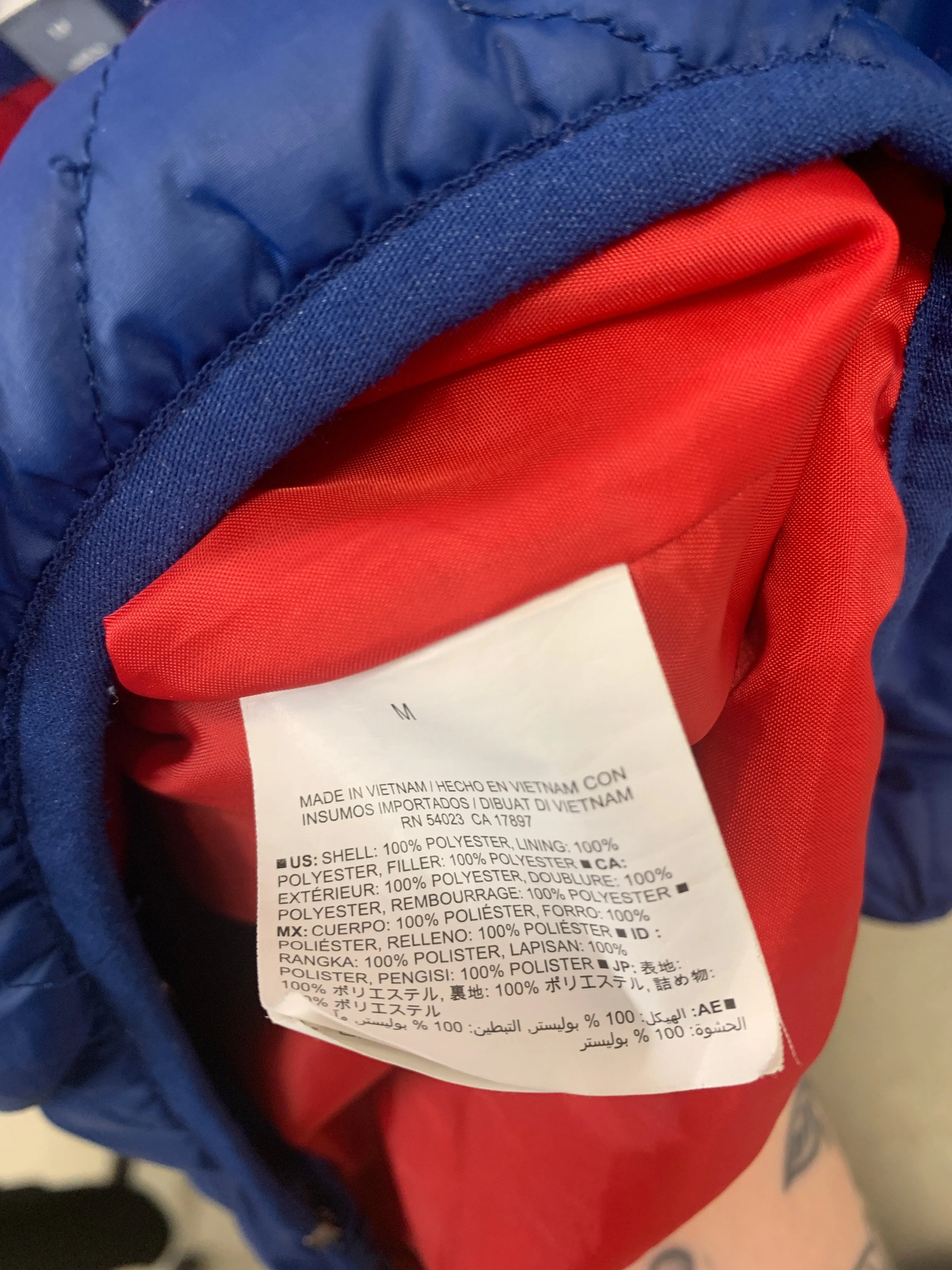Old Navy Quilted Blue Coat Size M