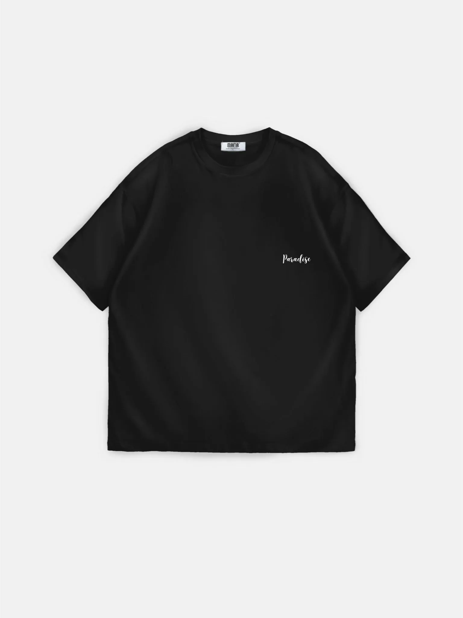 Oversize Parrot Paradise T-shirt - Black and Green