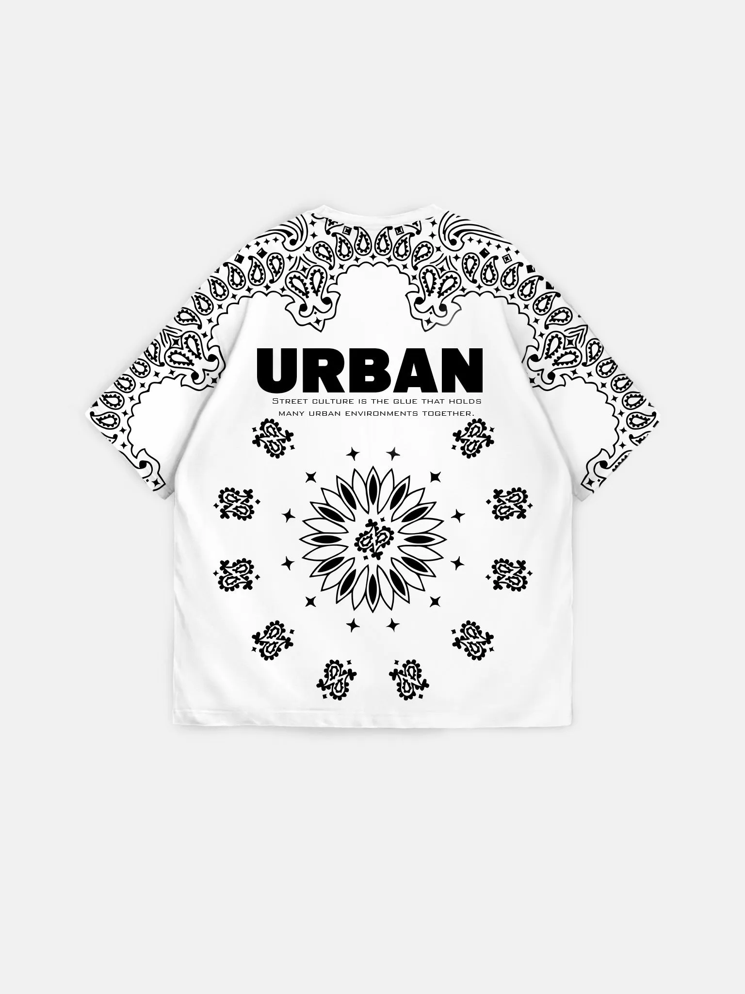 Oversize Urban Carpet T-shirt - Ecru