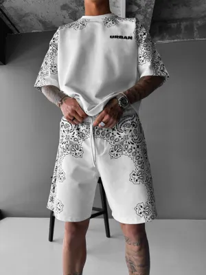 Oversize Urban Carpet T-shirt - Ecru