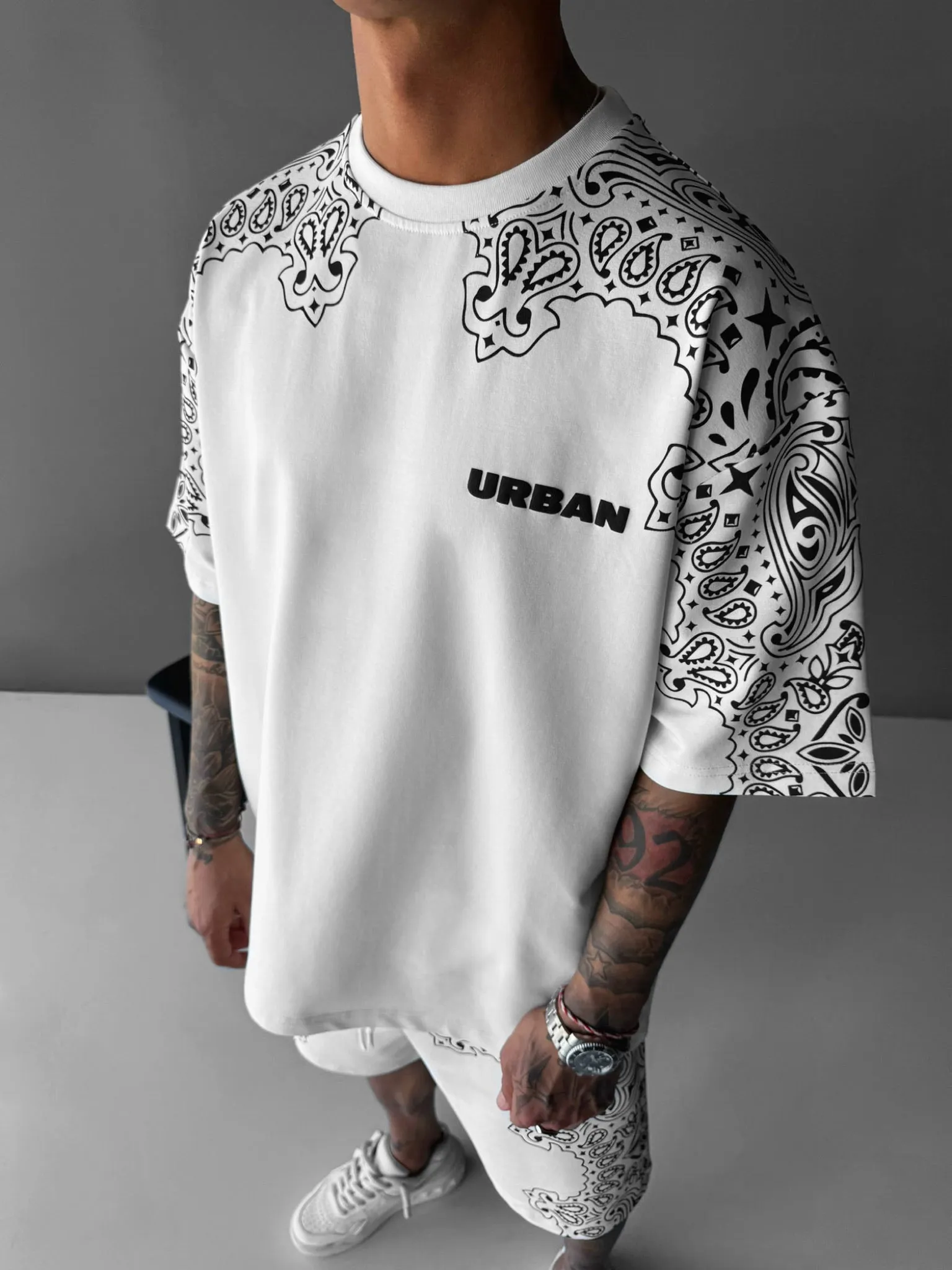 Oversize Urban Carpet T-shirt - Ecru