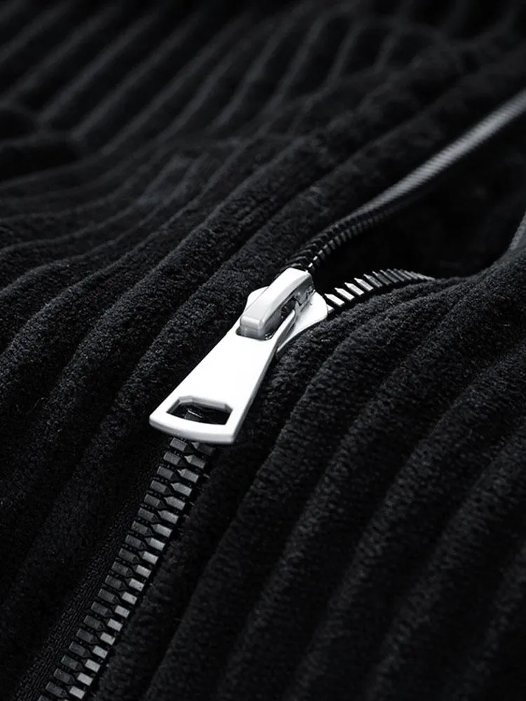 Quilted Lined Corduroy Coat