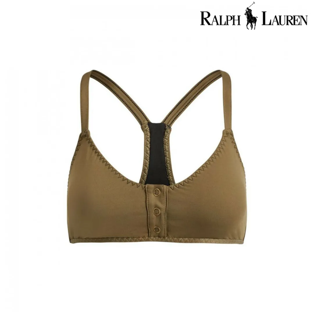 Ralph Lauren Snap-Front Bikini Top