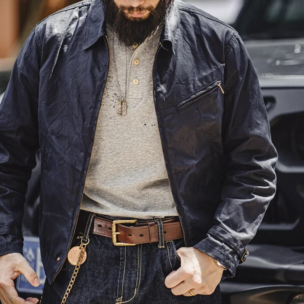 Retro Oiled Wax Style Jacket