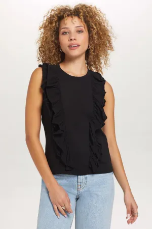Ruffle Muscle Tank | Goldie