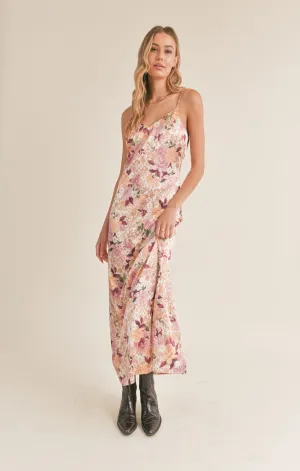 Rustic Cabin Slip Midi Dress
