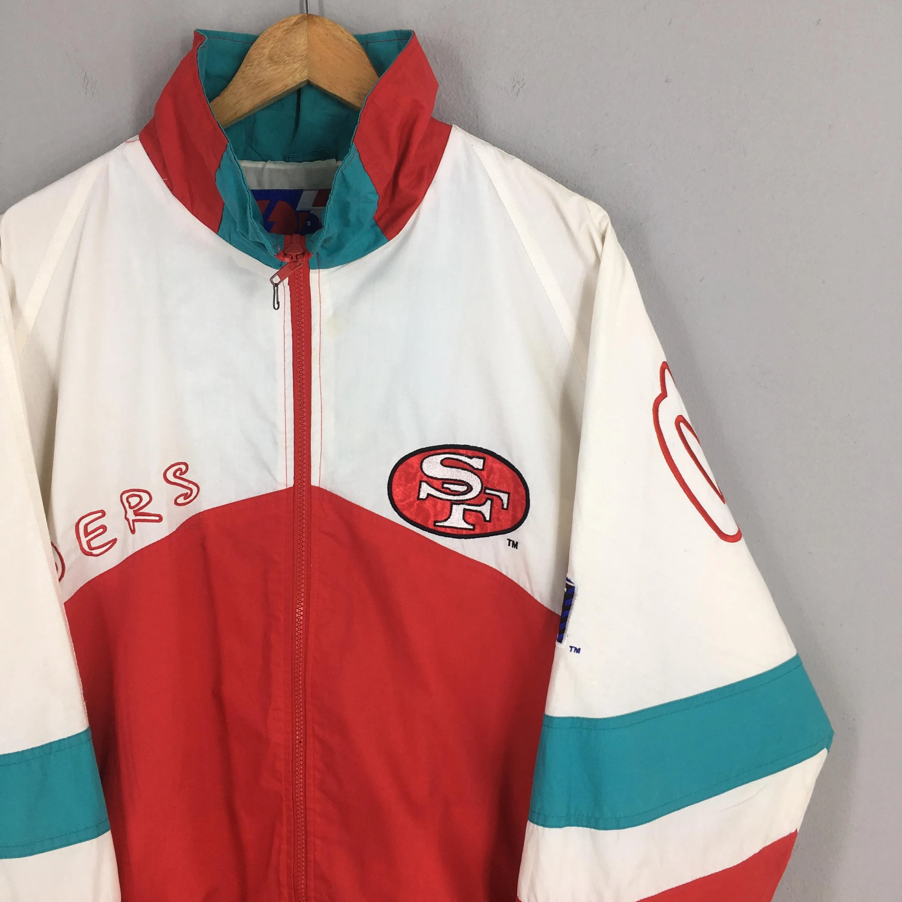 San Francisco 49ers NFL Zipper Jacket Large