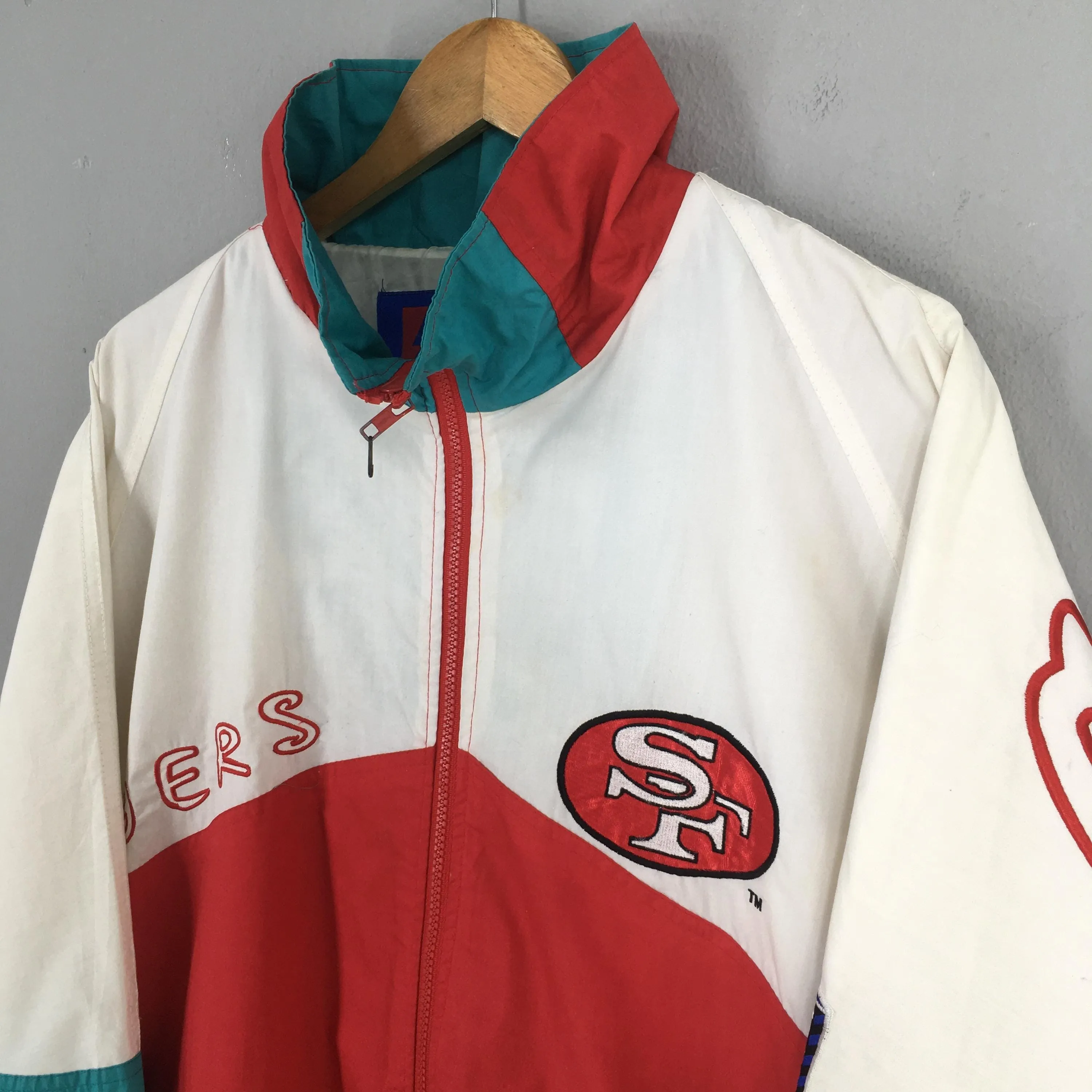 San Francisco 49ers NFL Zipper Jacket Large