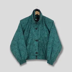 Ski Wear Green Bomber Jacket Large