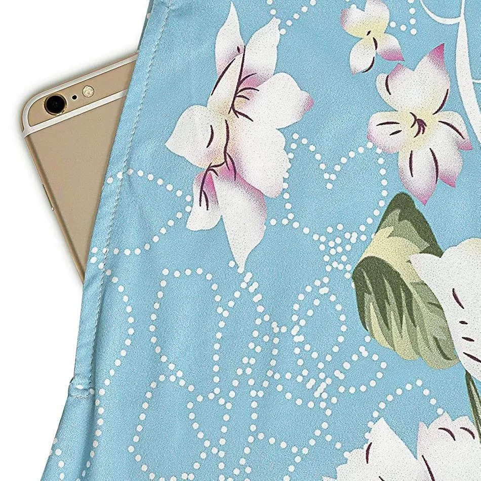 Stylish Floral Print Nursing Slip Dress