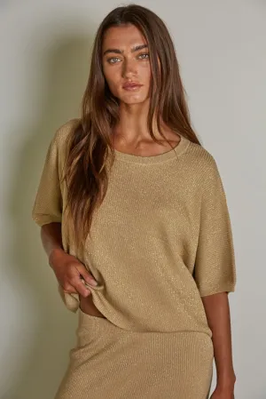 The Carmela Lurex Sweater Top   Skirt Set - Sold Separately