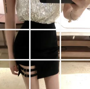 Trendy Fitted A-Line Sexy Korean All-Matching Niche High Waist Women Pencil Skirt