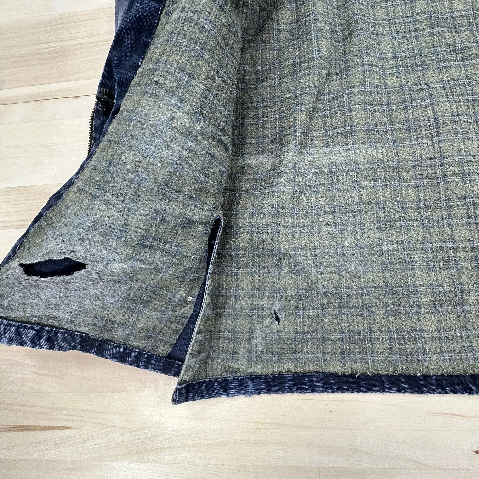 Vintage Carhartt C52 MDT Blanket Lined Ranch Coat - Large Tall
