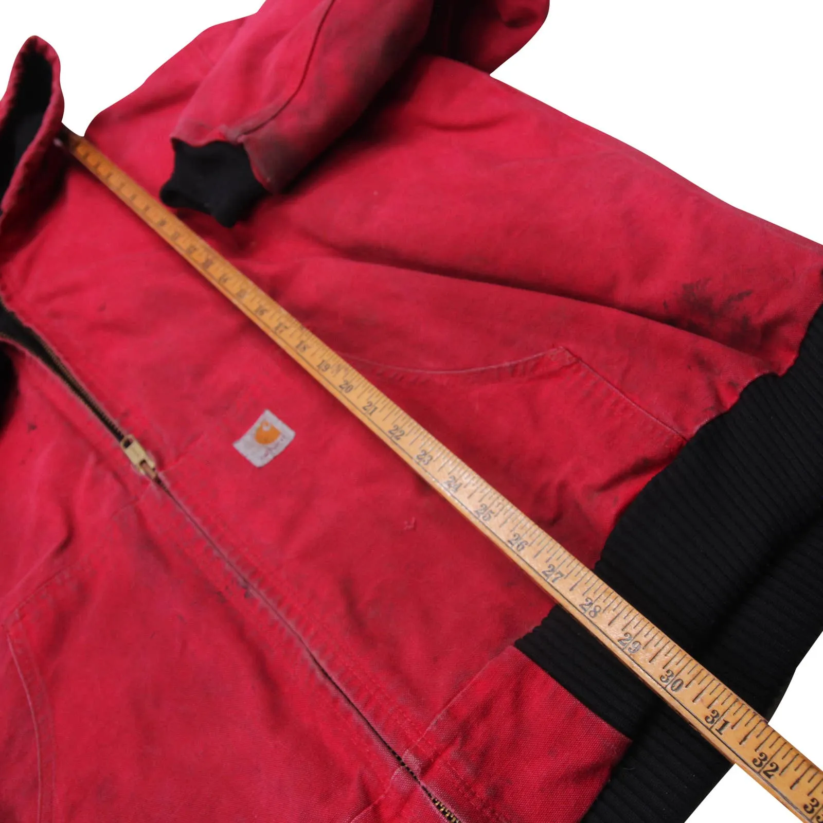 Vintage Carhartt Red Canvas Quilted Jacket - XXL