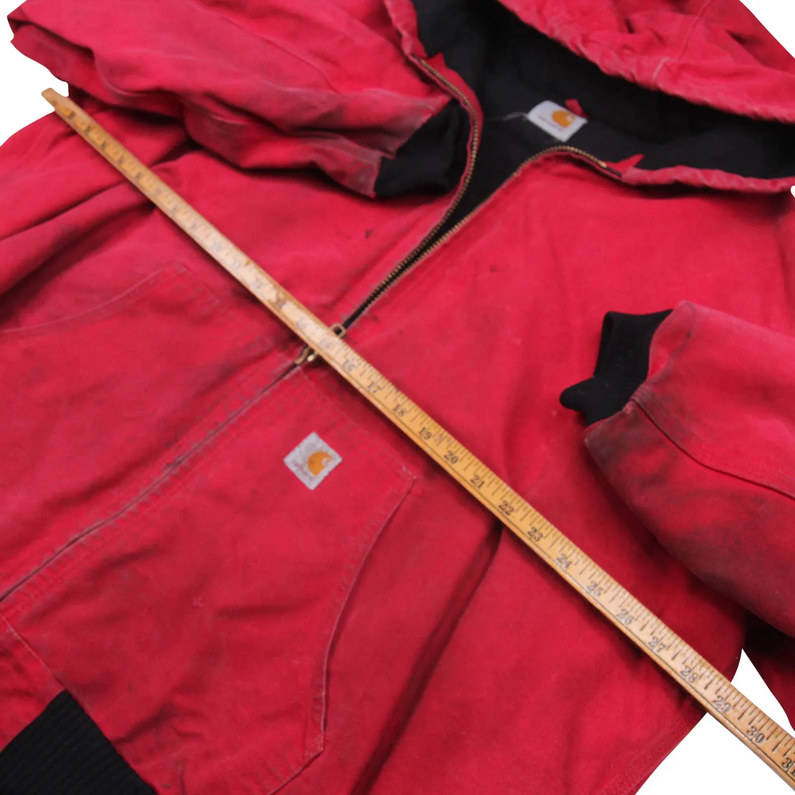 Vintage Carhartt Red Canvas Quilted Jacket - XXL