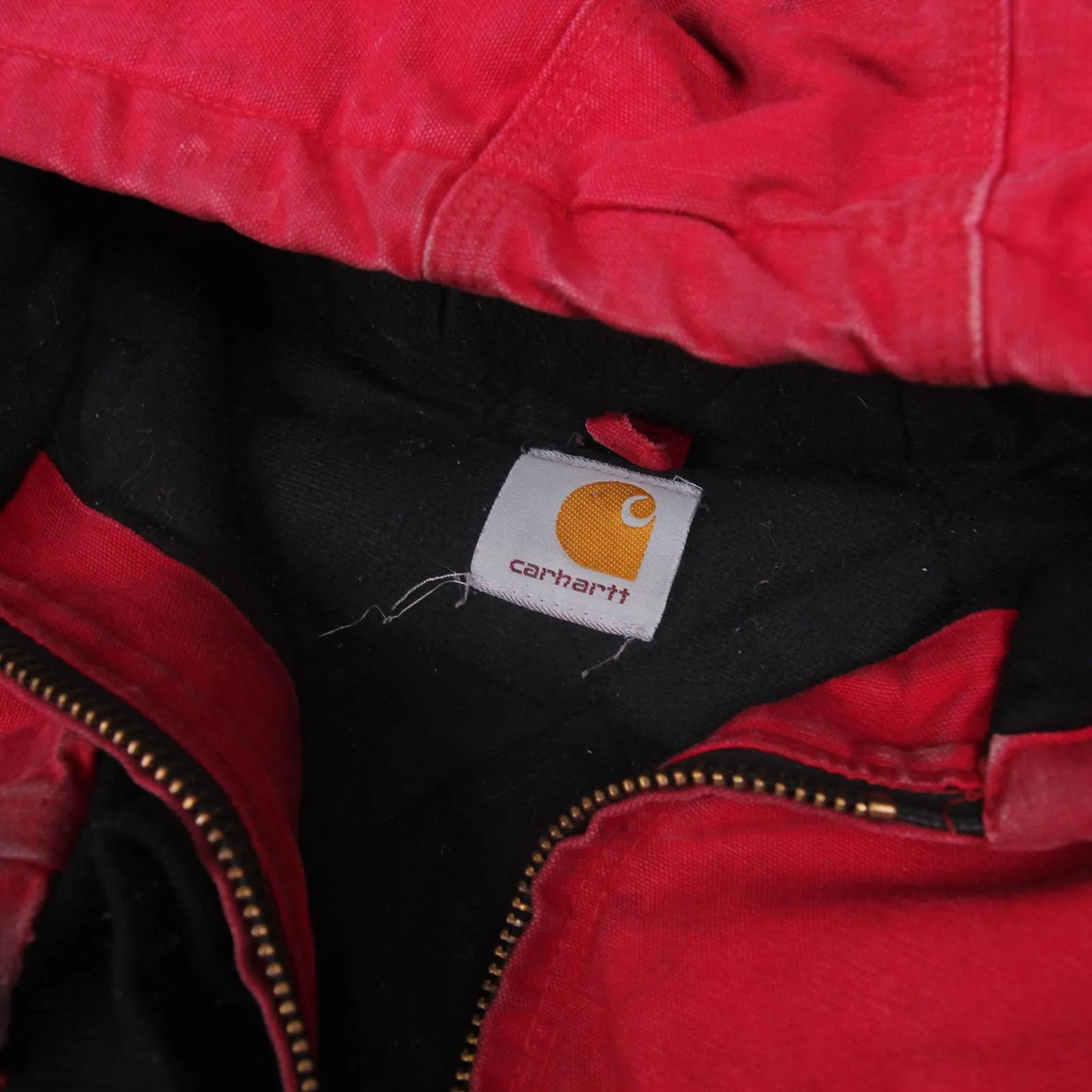 Vintage Carhartt Red Canvas Quilted Jacket - XXL
