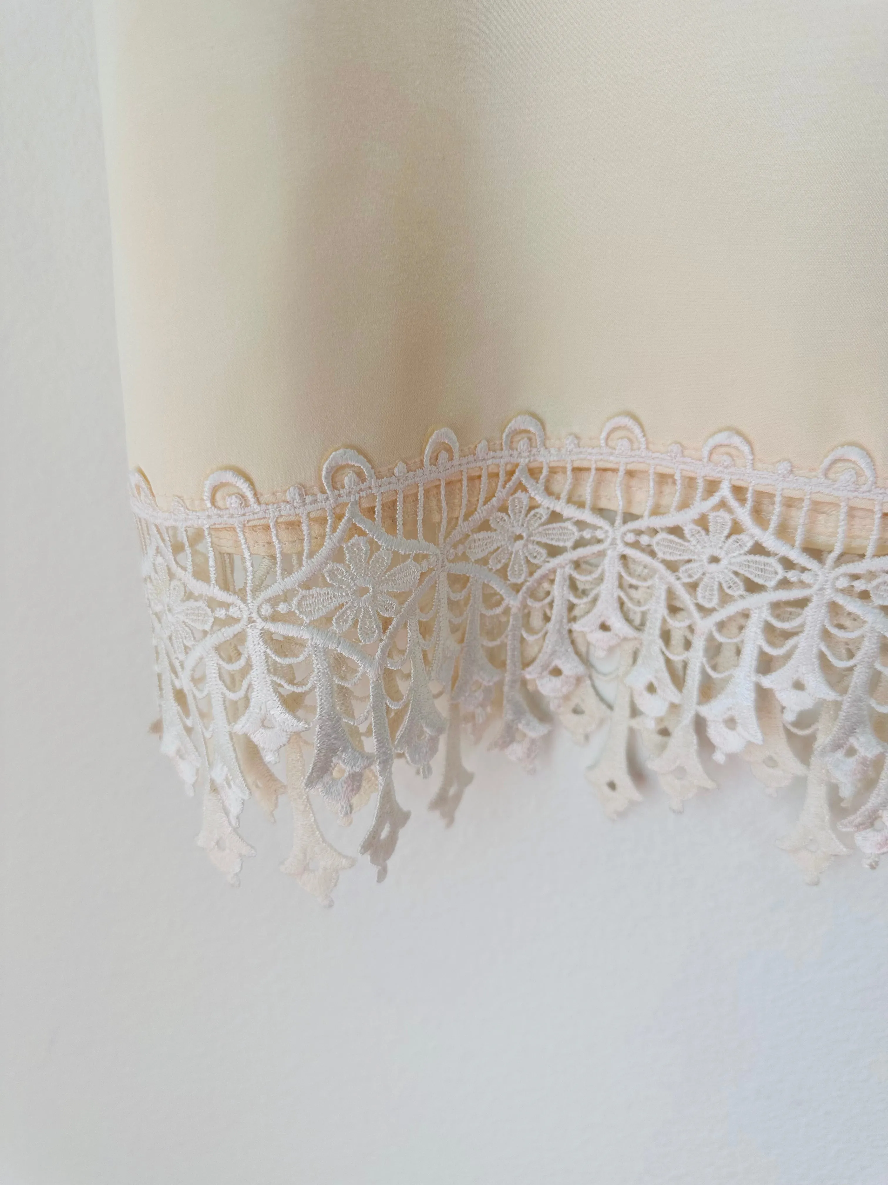 Vintage Lace Dress with Matching Slip, Scarf and Bag