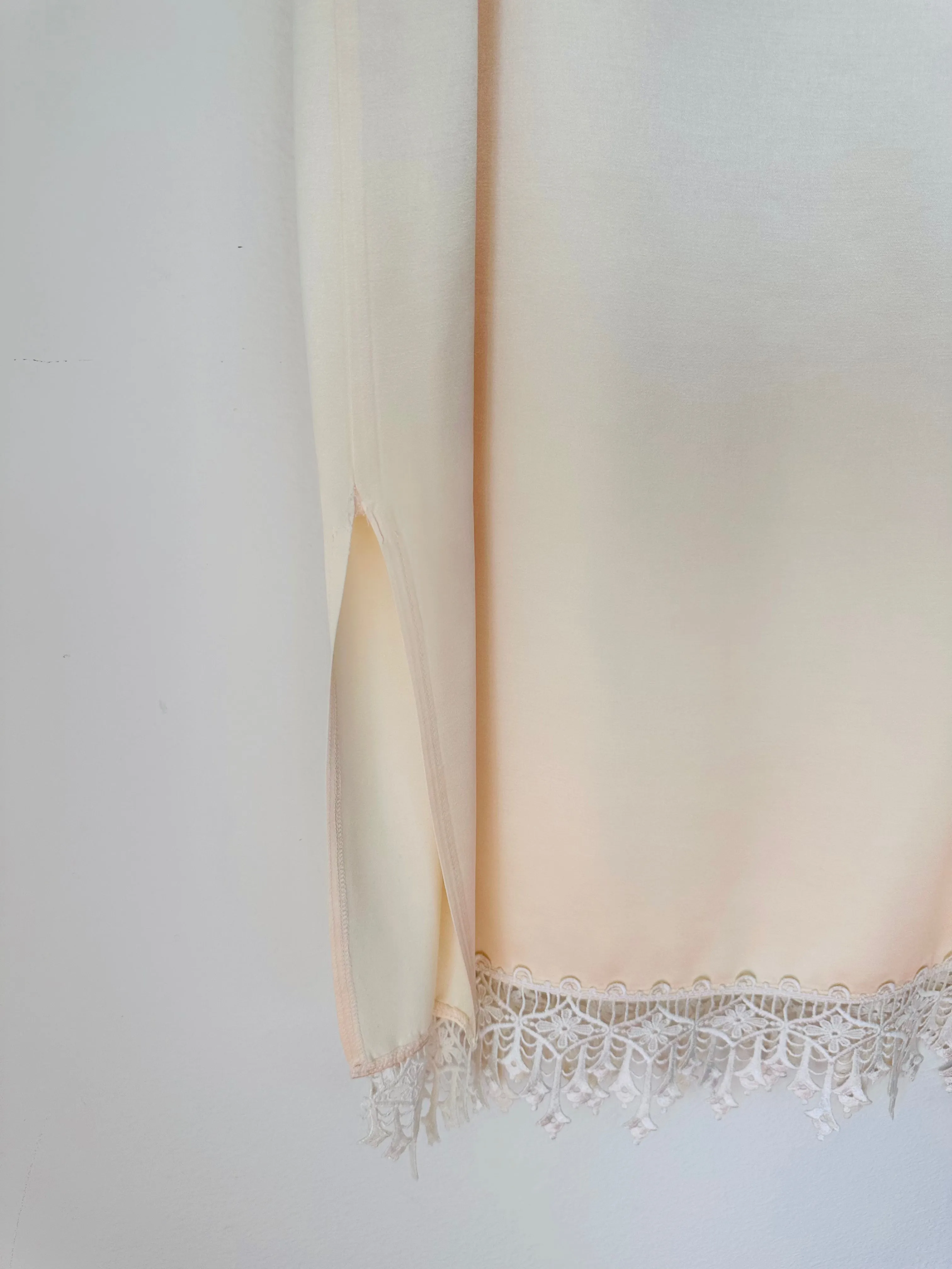 Vintage Lace Dress with Matching Slip, Scarf and Bag