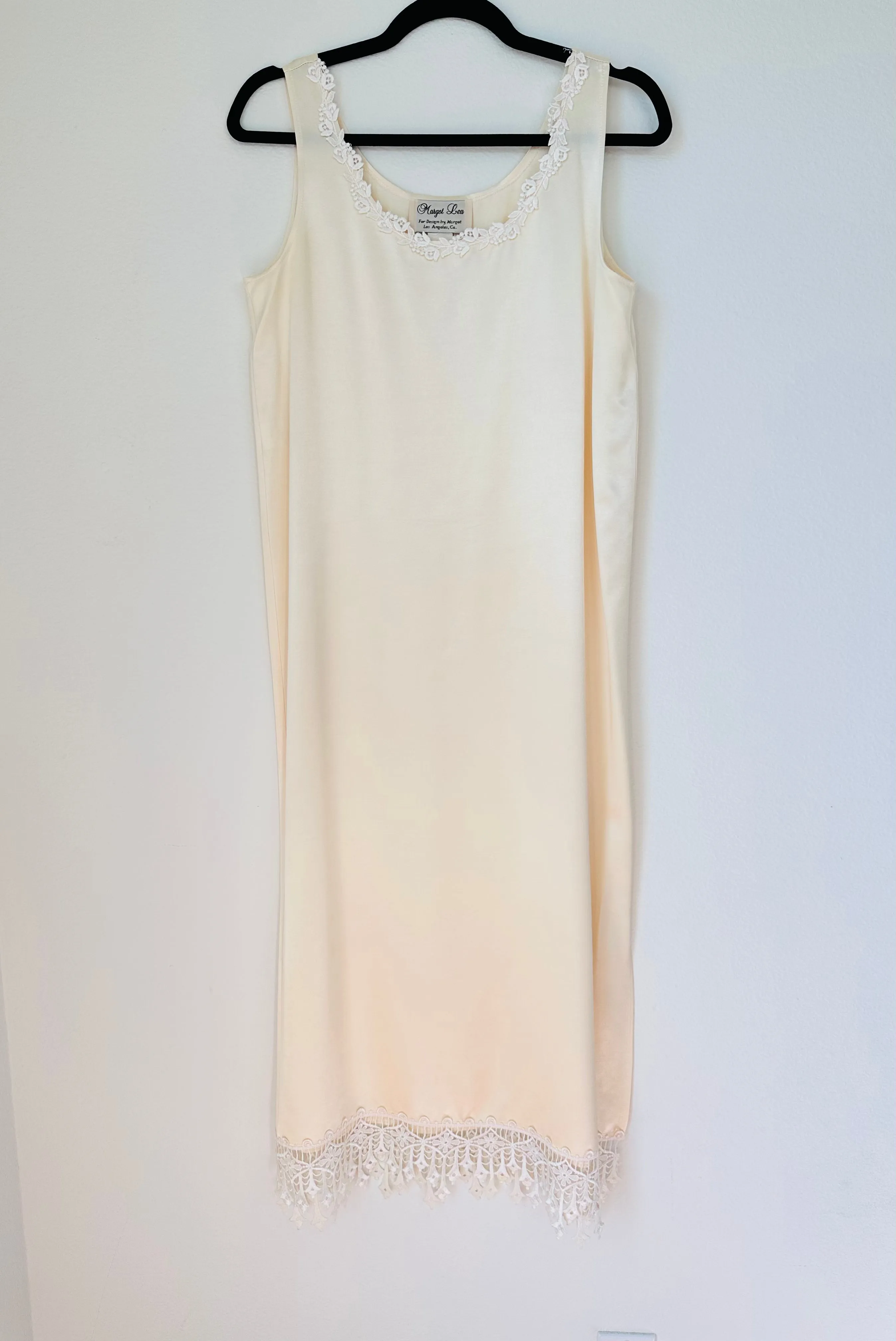 Vintage Lace Dress with Matching Slip, Scarf and Bag