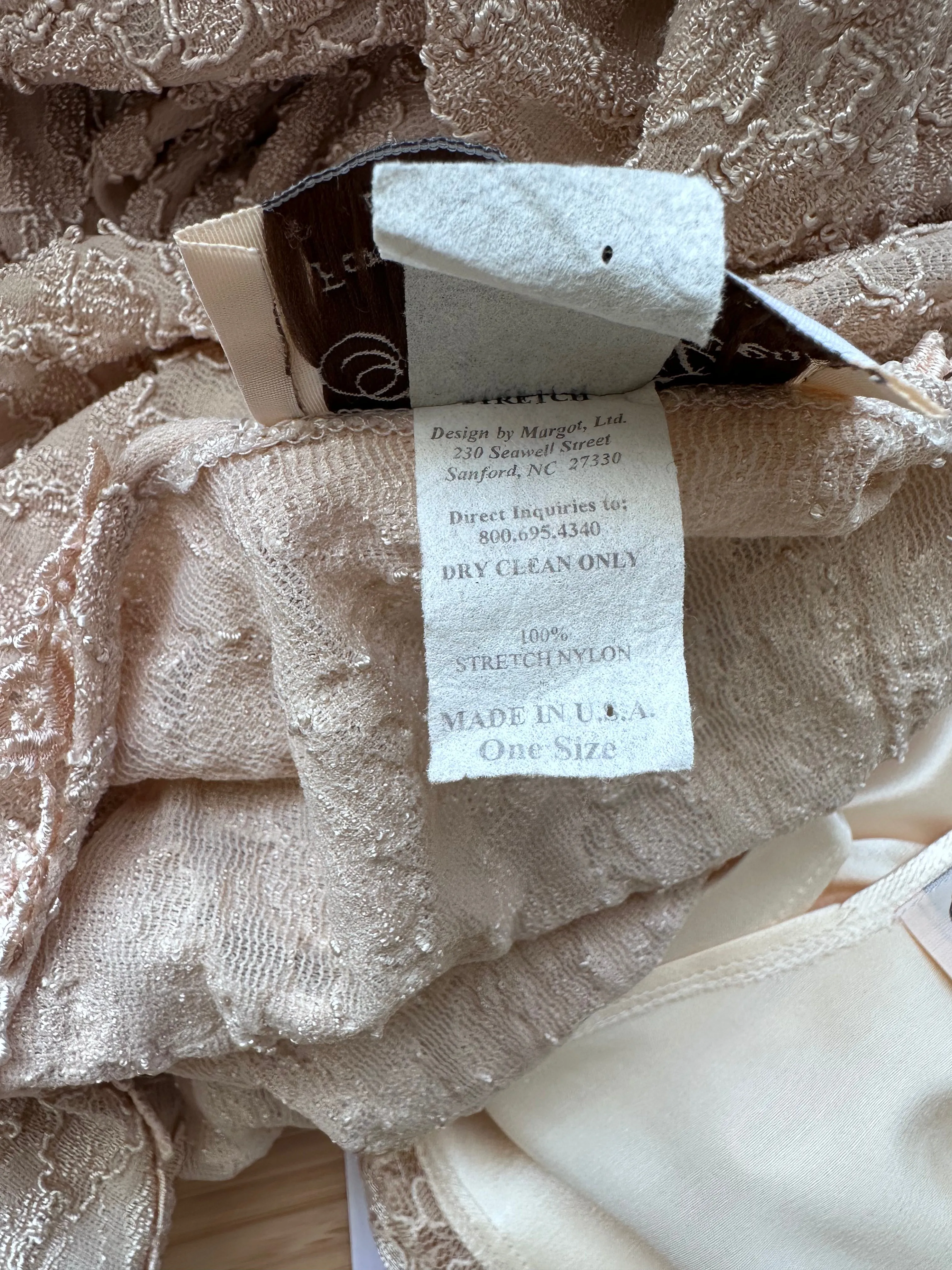 Vintage Lace Dress with Matching Slip, Scarf and Bag