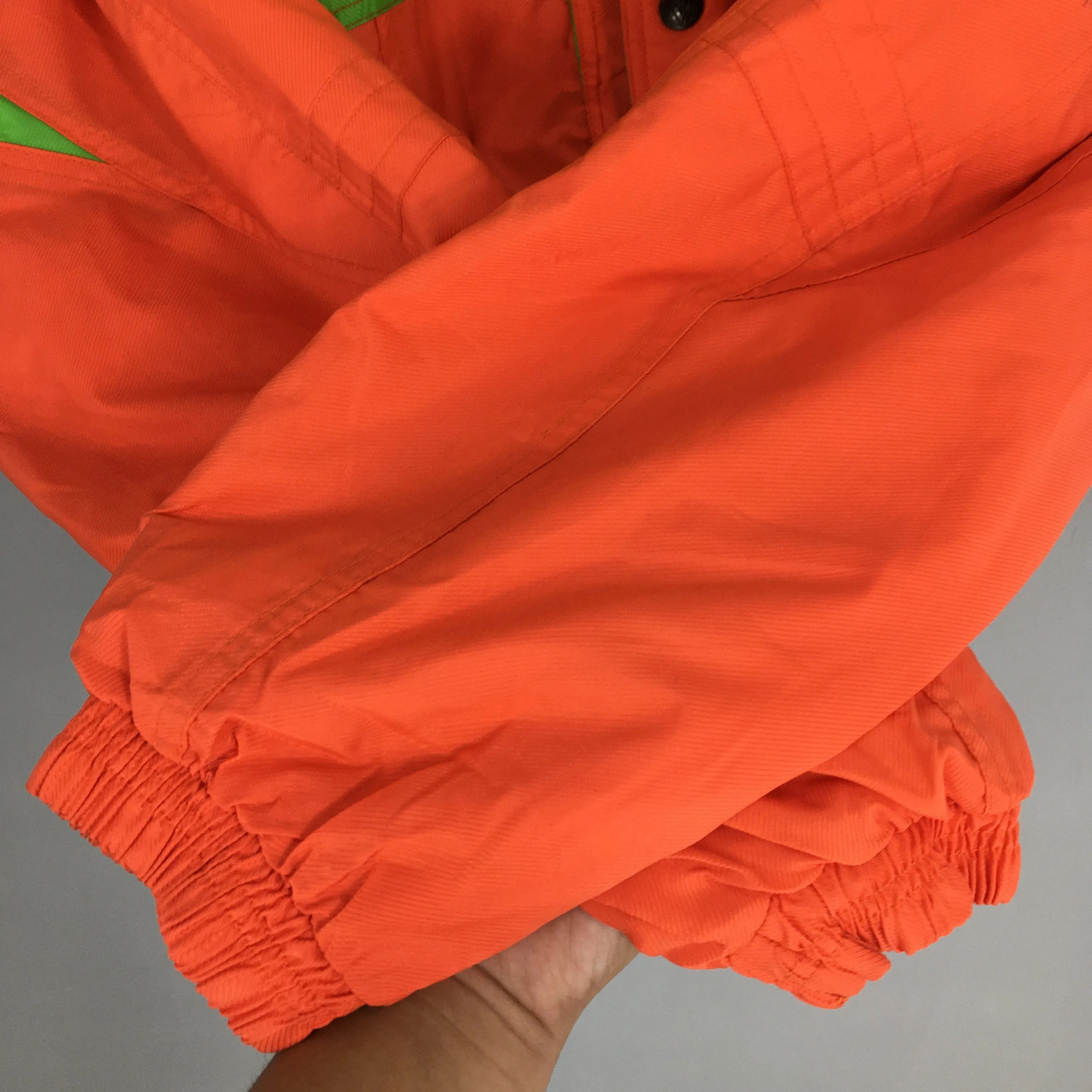 Vitesse Vague Italy Ski Wear Orange Hoodie Jacket Large