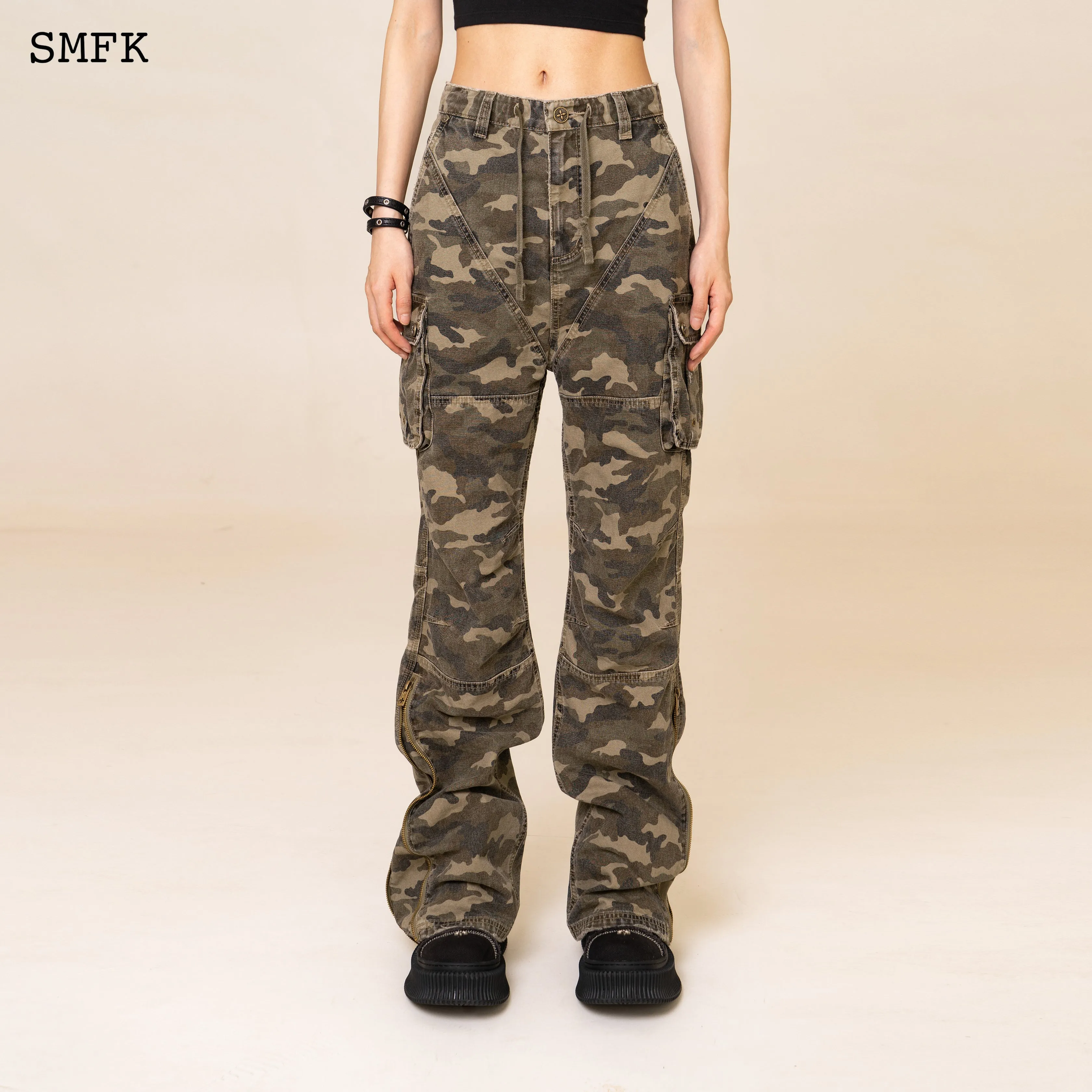 WildWorld Mermaid Camouflage Workwear Pants
