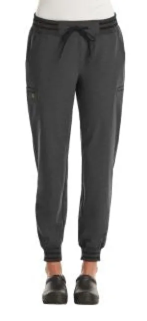 Womens Full Waistband Jogger Pant by Maevn (Regular) XXS-3XL / Black