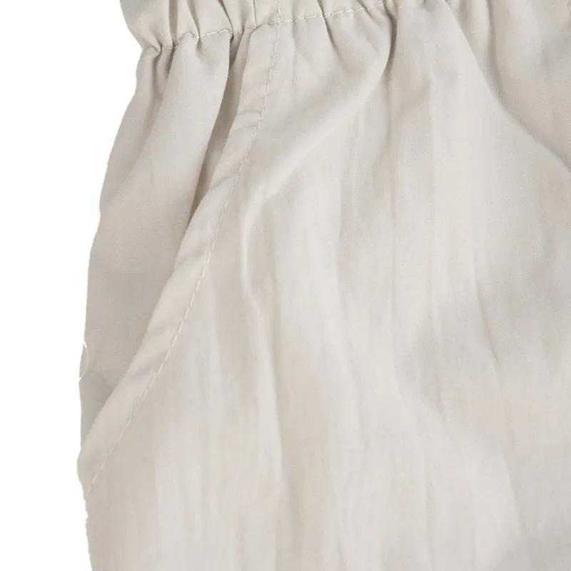 Women's Summer Cotton Elastic Waist Pants