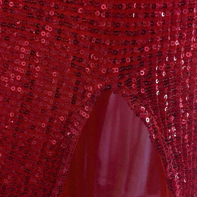 Women's Summer Off-Shoulder Sequin Sheath Long Dress
