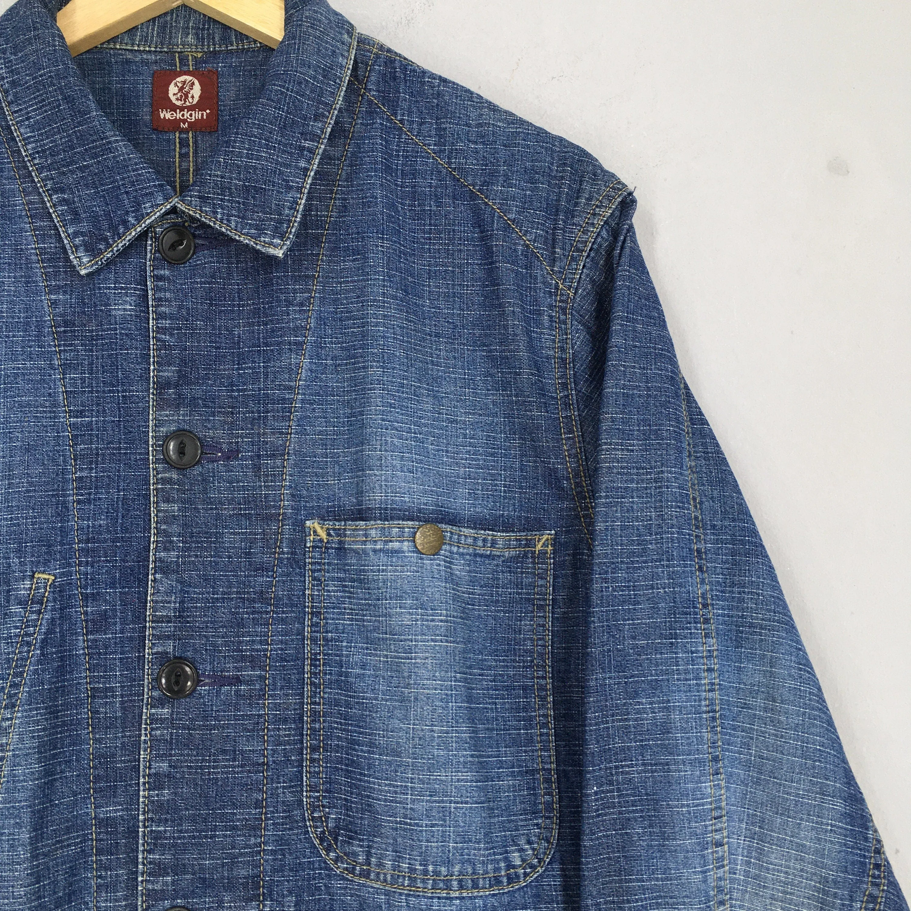 Work Jeans Jacket Labour Medium